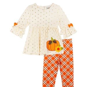 Ivory Pumpkin Top & Leggings set